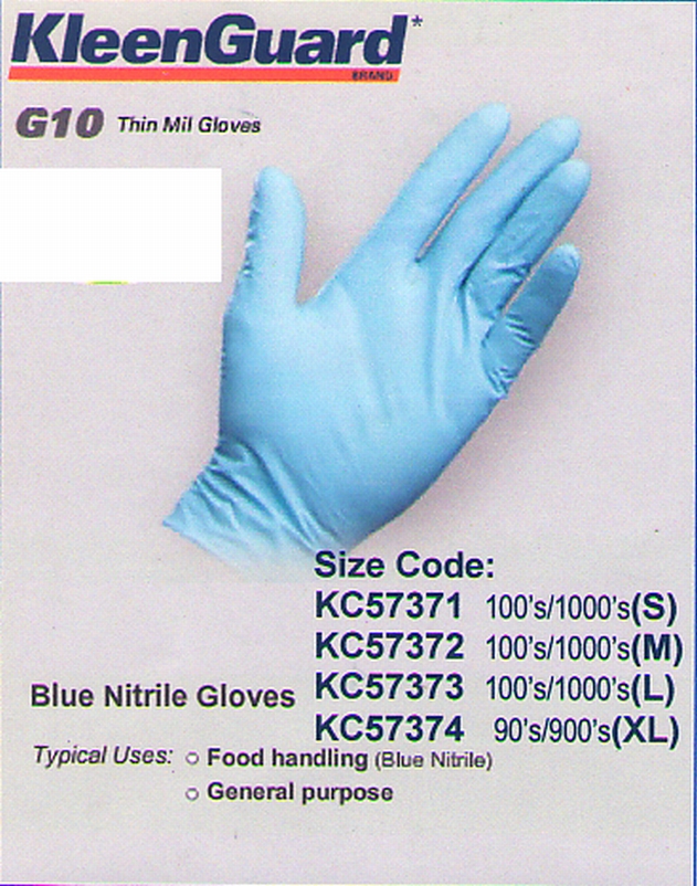 KleenGuard Blue Nitrile Gloves